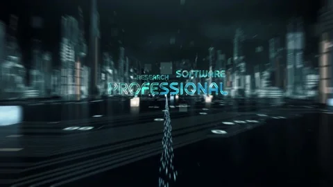 Cloud-Based Visualizations with digital technology hitech concept Stock Footage 158883967