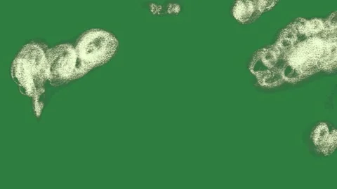 Cloud on black leaves map of the country two shamrocks world it flower Video stock 335978698