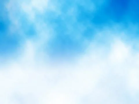 Cloud on blue Illustrazione stock