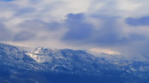Cloud Blue Panning Stock Footage 401792