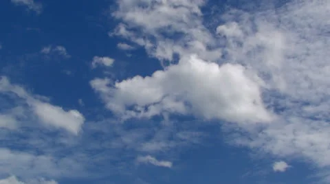 Cloud with blue sky-02 Stock Footage 25582029