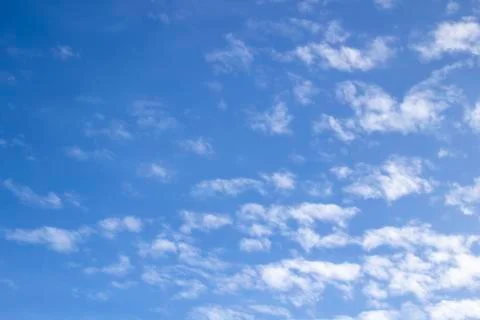 Cloud in the blue sky. A beautiful clouds against the blue sky background. Be Stock Photos