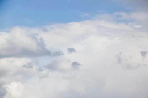 Cloud in the blue sky. A beautiful clouds against the blue sky background. Be Stock Photos