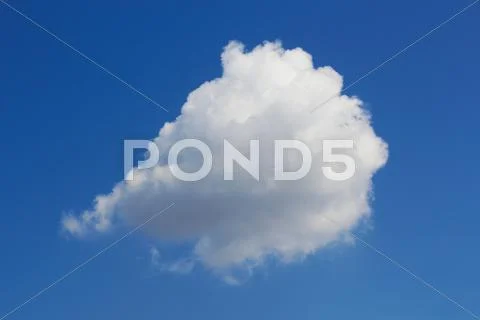 Cloud in the blue sky Stock Photos