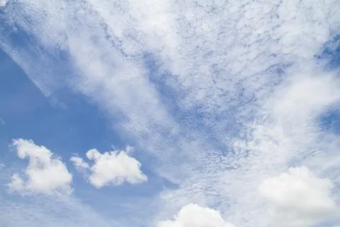 Cloud in blue sky Stock Photos