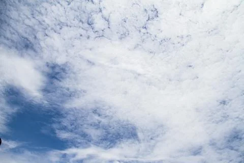 Cloud in blue sky Foto stock