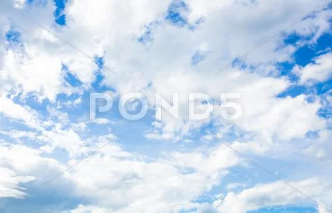 Cloud in blue sky Stock Photos