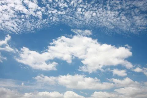 Cloud on blue sky Stock Photos