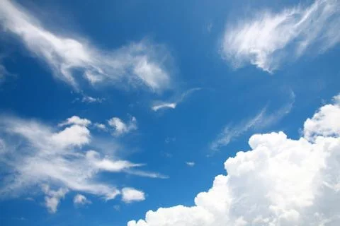 Cloud on blue sky Stock Photos