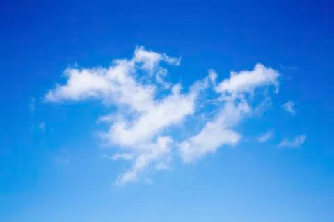 Cloud in blue sky Foto stock