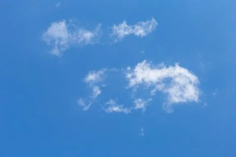 Cloud on the blue sky. Stock Photos