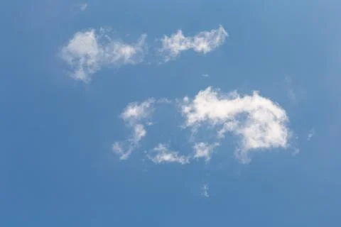 Cloud on the blue sky. Stock Photos