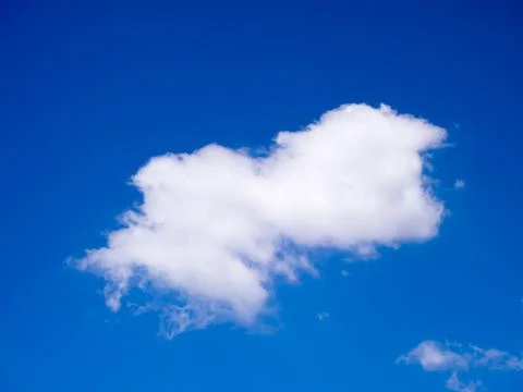 Cloud in blue sky Stockfoto's