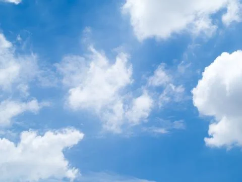 Cloud in blue sky Stock Photos