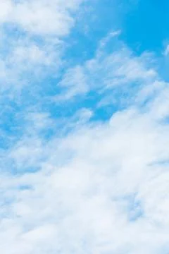 Cloud on the blue sky. Stock Photos