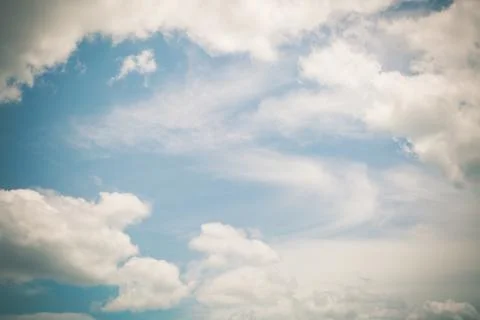 Cloud on blue sky Stock Photos