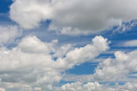 Cloud on blue sky Stock Photos