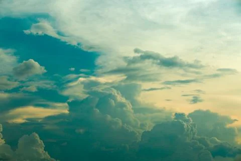 Cloud on blue sky Foto stock