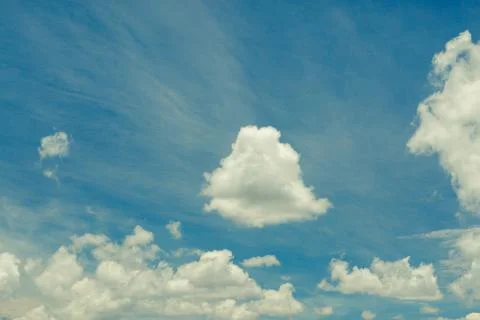 Cloud on blue sky 스톡 사진