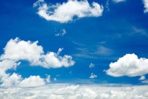 Cloud on blue sky Stock Photos