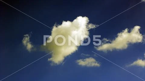 Cloud on blue sky Stock Photos