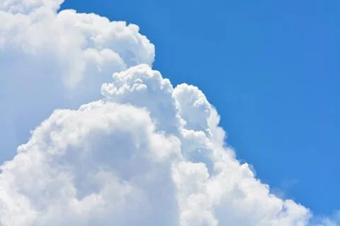 Cloud in the blue sky. Stock Photos