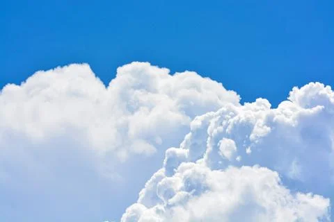 Cloud in the blue sky. Stock Photos