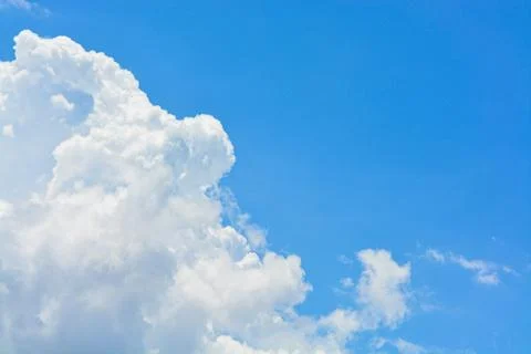 Cloud in the blue sky. Stock Photos