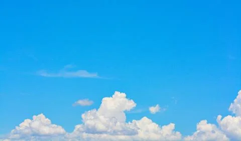 Cloud in the blue sky. Stock Photos