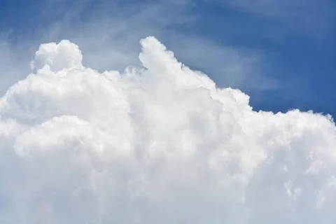 Cloud in the blue sky. Foto stock