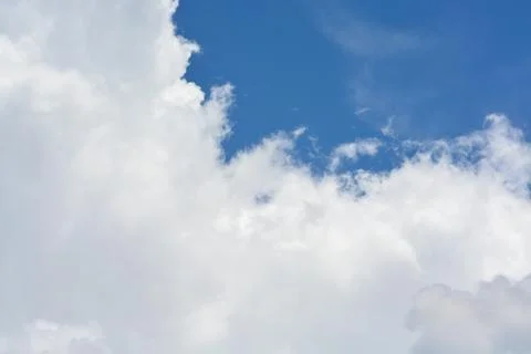 Cloud in the blue sky. Foto stock