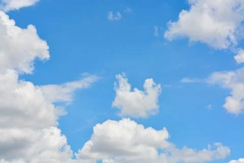 Cloud in the blue sky. Stock Photos