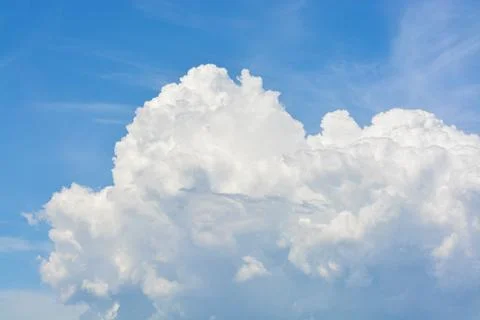 Cloud in the blue sky. Stock Photos