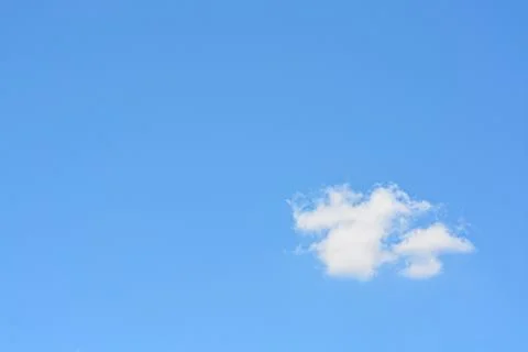 Cloud In The Blue Sky. Stock Photos