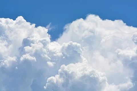 Cloud In The Blue Sky. Stock Photos