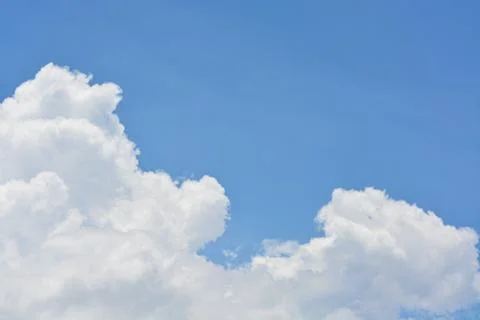 Cloud In The Blue Sky. Stock Photos