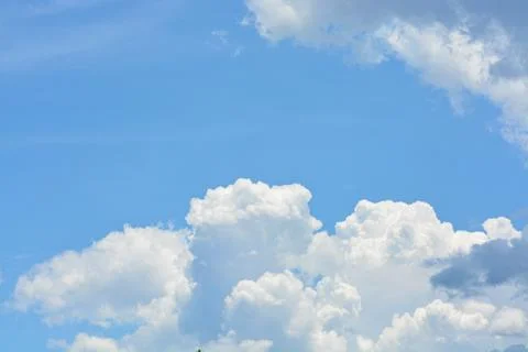 Cloud In The Blue Sky. Stock-Fotos