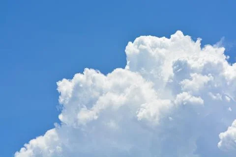 Cloud In The Blue Sky. Stock Photos