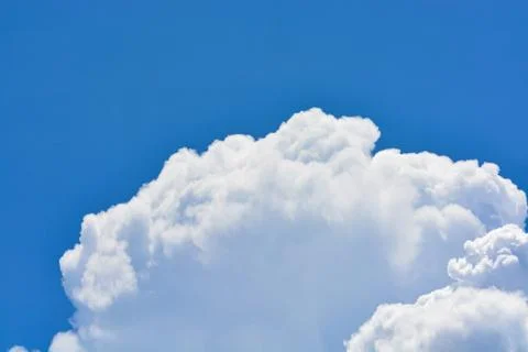 Cloud in the blue sky. Stock Photos