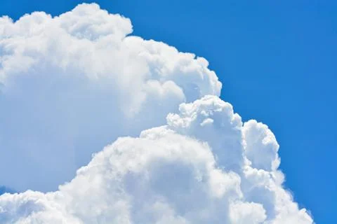 Cloud in the blue sky. Stock Photos