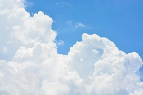 Cloud in the blue sky. Stock Photos