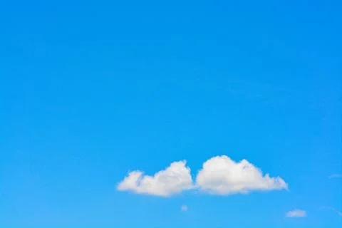 Cloud in the blue sky. Stock Photos