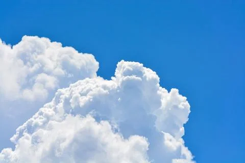 Cloud in the blue sky. Foto stock