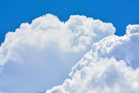 Cloud in the blue sky. Stock Photos