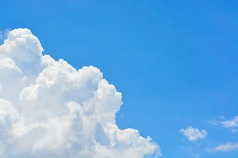 Cloud in the blue sky. Stock Photos