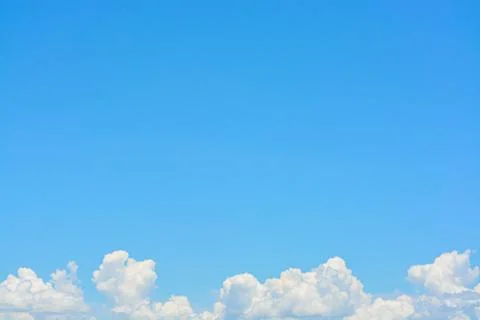 Cloud in the blue sky. Stock Photos