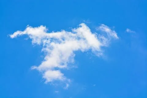 Cloud in the blue sky. Foto stock