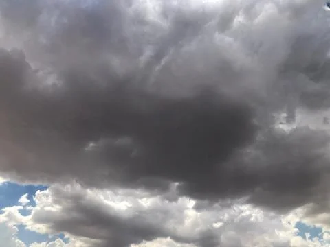 Cloud in the blue sky Foto stock