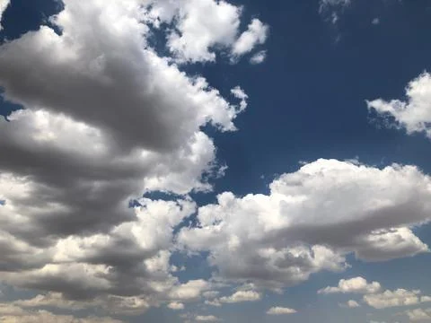 Cloud in the blue sky Foto stock