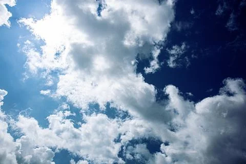 Cloud on blue sky. 스톡 사진